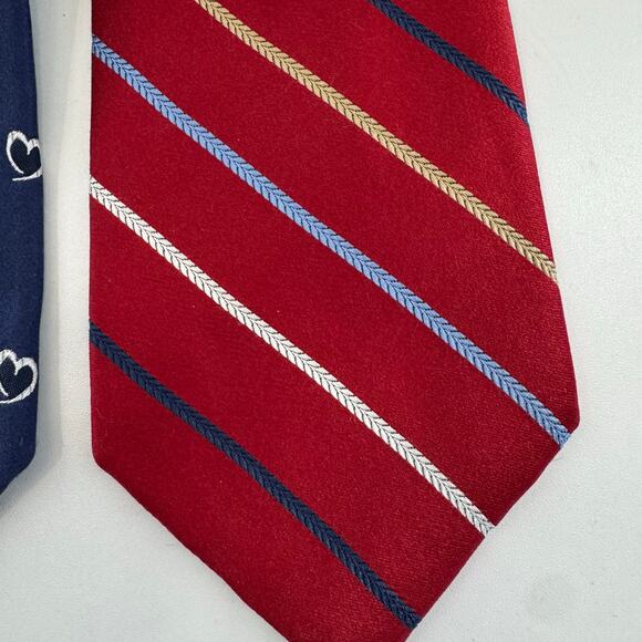 Paul Frederick - Men’s 100% Silk Neck Tie Lot of 2 Italian Silk Made USA - Picture 3 of 5